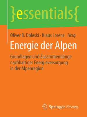 cover image of Energie der Alpen